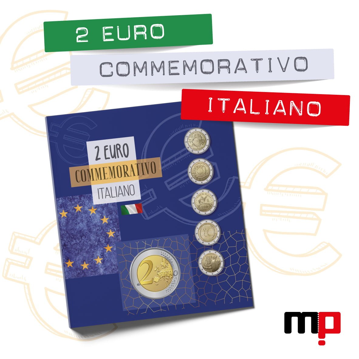 Raccoglitore per monete da2 Euro Italiani commemorativi - immagine 2