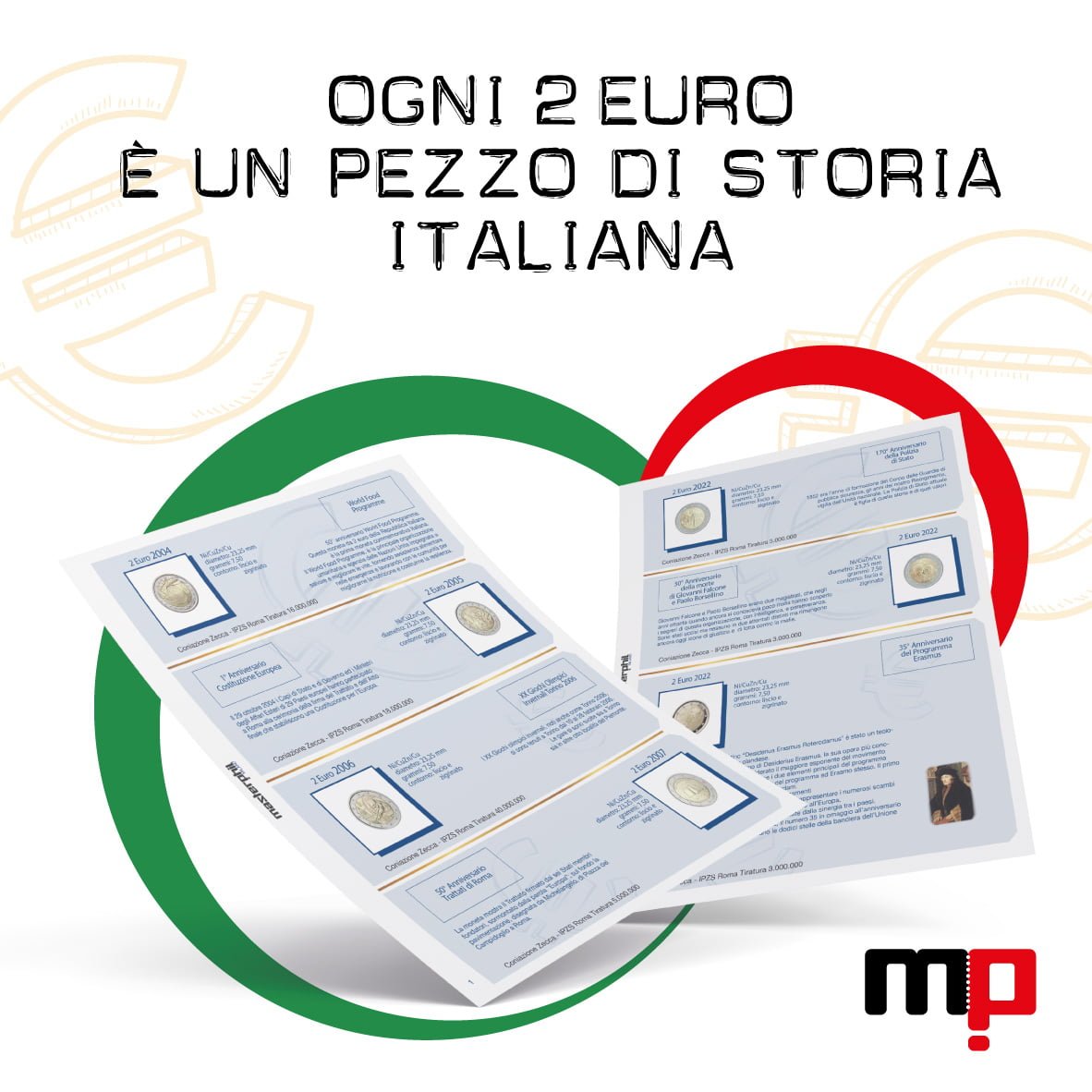Raccoglitore per monete da2 Euro Italiani commemorativi - immagine 3