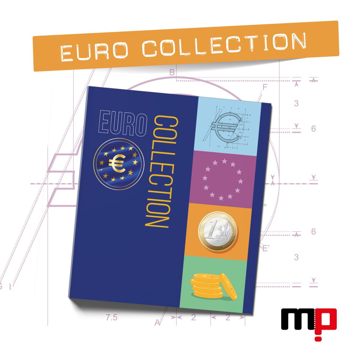 NUOVO Eurocollection 24 paesi - Raccoglitore con custodia, completo di 8 pagine per inserimento delle monete dei 12 paesi fondatori con gli altri Stati e micro-stati e che hanno aderito alla moneta unica negli anni successivi – Austria, Belgio, Finlandia, Francia, Germania, Grecia, Irlanda, Italia, Lussemburgo, Paesi Bassi, Portogallo, Spagna, Slovenia, Cipro, Malta, Slovacchia, Estonia, Lettonia, Andorra, Lituania, Croazia, Monaco, Vaticano e San Marino