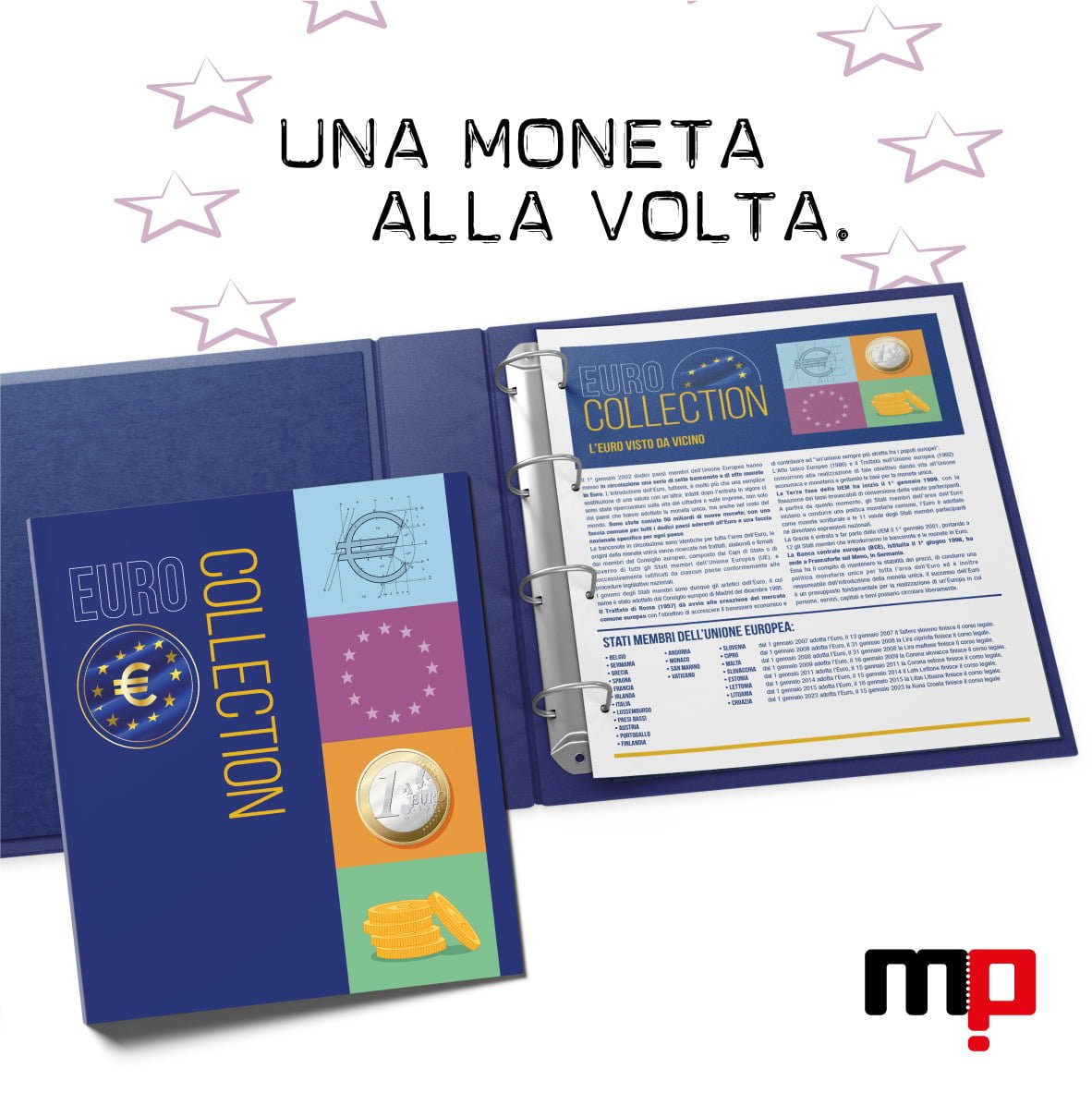 NUOVO Eurocollection 24 paesi - Raccoglitore con custodia, completo di 8 pagine per inserimento delle monete dei 12 paesi fondatori con gli altri Stati e micro-stati e che hanno aderito alla moneta unica negli anni successivi – Austria, Belgio, Finlandia, Francia, Germania, Grecia, Irlanda, Italia, Lussemburgo, Paesi Bassi, Portogallo, Spagna, Slovenia, Cipro, Malta, Slovacchia, Estonia, Lettonia, Andorra, Lituania, Croazia, Monaco, Vaticano e San Marino - immagine 5